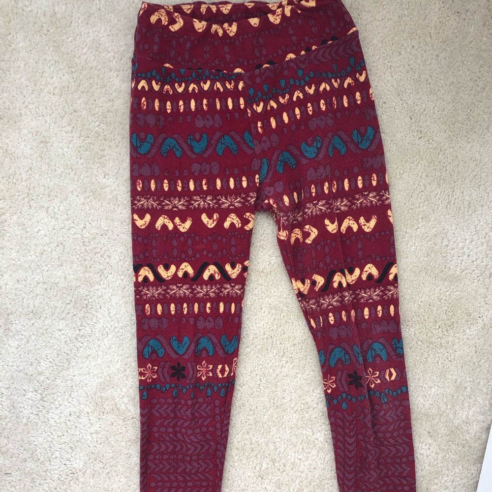 Lularoe patterned leggings